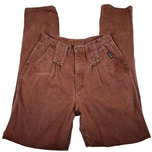 Rocky Mountain vintage western jean 90s rust brown cowgirl high rise mom punchy